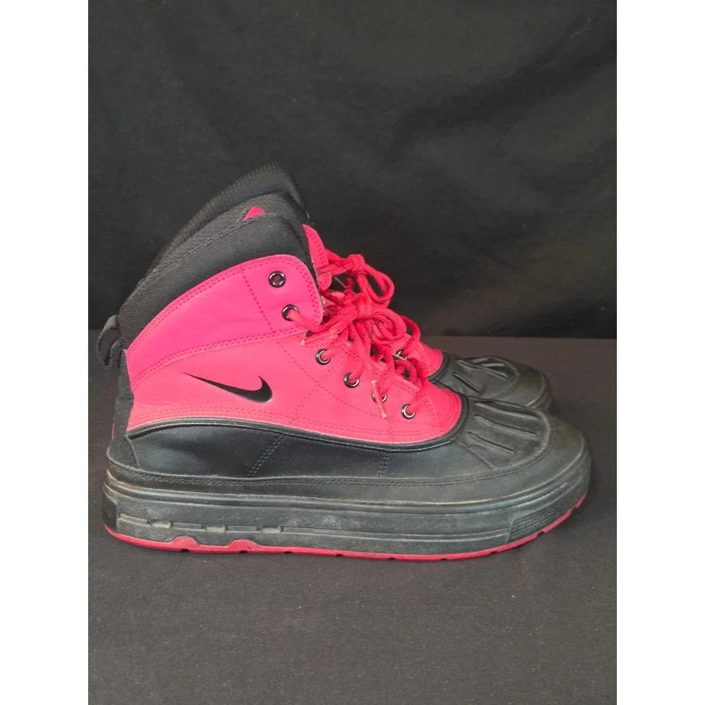 Nike Woodside ACG Kids Size 7‎ Youth Winter Snow Boots Pink Black